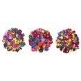 thumbnail image 3 of 300PCS Non Woven Felt Fabric Flower Wall Stickers Party Decor Craft, 3 of 5