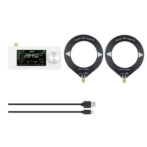 SI4732 Full Band Radio with Loop Antenna 10Khz-180Mhz Portable LSB USB AM FM Radio SMA Interface Mini Receiver