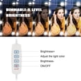 thumbnail image 2 of Luces LED para espejo de tocador Pretmess, 14 bombillas regulables, USB, 2 of 7