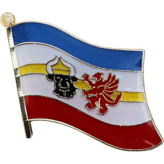Mecklenburg-Pomerania Flag Lapel Pin