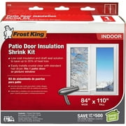 Frost King V76H Indoor Shrink Door Kit, 84in x 110in, Patio Door, Clear