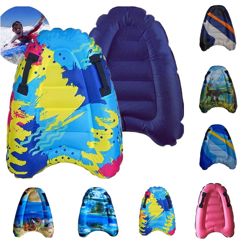 inflatable boogie board for slip and slide