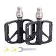 thumbnail image 1 of Naiovety Pedal de bicicleta, ligero, antideslizante, plataforma plana para bicicleta, pieza reemplazada, piezas de ciclismo a prueba de polvo, clavos de Ciclismo Naiovety OD024525-00, 1 of 6