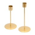 thumbnail image 3 of Candle Holders Set, Candlestick Holder Durable Vintage Candle Stick Holders  For Home For Wedding For Party For Dinning Gold,Black, 3 of 8