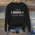 thumbnail image 3 of Women's Autumn And Winter Crew Neck Long Sleeve Hoodie Casual Printed Crew Neck Long Sleeve Sweatshirt Pullover Hoodie Women's Sweatshirts Fitted Zip up Sweatshirt Fitness Hoodie Women Distressed Top, 3 of 4