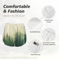 thumbnail image 4 of Daiia Fog Forest Pattern Women's 2 in 1 Running Shorts - Lightweight Athletic Workout Gym Yoga Shorts Liner with Phone Pockets-X-Large, 4 of 7