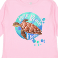 thumbnail image 4 of Inktastic Vero Beach, Florida Swimming Sea Turtle with Bubbles Boys or Girls Long Sleeve Toddler T-Shirt, 4 of 5