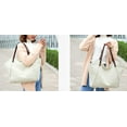 thumbnail image 4 of CoCopeaunt Women Chic Large Canvas Tote Shoulder Bag Vintage Casual Hobo Handbag Purse, 4 of 6