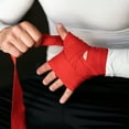 thumbnail image 6 of Uxcell Boxing Hand Wraps 98" Length Elastic Martial Arts Fist Bandages for Kickboxing, Yellow 2 Pack, 6 of 6
