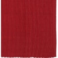thumbnail image 2 of · REDEARTH Christmas Table Runner-Ribbed Table Runner for Thanksgiving Fall Woven Table Linen for Square, Round, Rectangle Dining Table, Coffee Table, Console, Dresser; 100% Cotton (14x72; Deep Red), 2 of 5