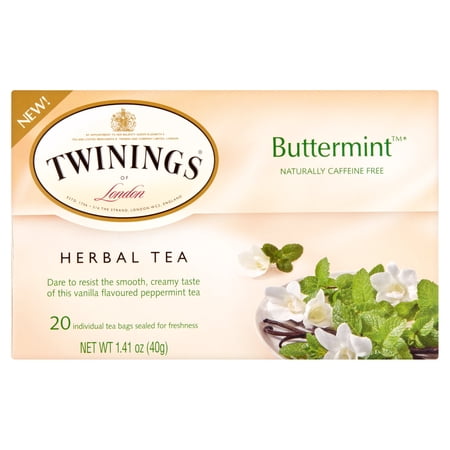 Twinings of London Buttermint Herbal Tea, 20 count, 1.41 oz