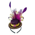 thumbnail image 4 of Saint 's Day Headbook Band de la cabeza del cabello para los accesorios de la fiesta de carnaval vacaciones Violeta, 4 of 8