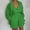 Green, variant on Tbopshirt Women's 2 Piece Outfits Women's Commuting Fashion V-Neck Solid Color Vest Coat Shorts Lace-Up Suit Wide Leg Pants