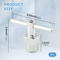 thumbnail image 2 of 104421 Cartridg-e Puller Removal Tool, Single Handle Faucet Shower Plumbing C-artridge Removal Tool Shower Cartridg-e Replacement Fit for Moe-n 1200 1222 1225(COLOR:Silver), 2 of 4