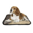 thumbnail image 2 of PKQWTM Wooden Hayloft Pet Dog Cat Bed Pee Pads Mat Cushion Potty Dogsblankets Crate Bed Kennel 25x30 inch, 2 of 3