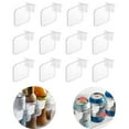 thumbnail image 1 of Refrigerator Side Door Organizer With Telescopic Divider, Adhesive Label Support For Professional Display, Easy Installation Without Tools Or Glue, 1 of 5