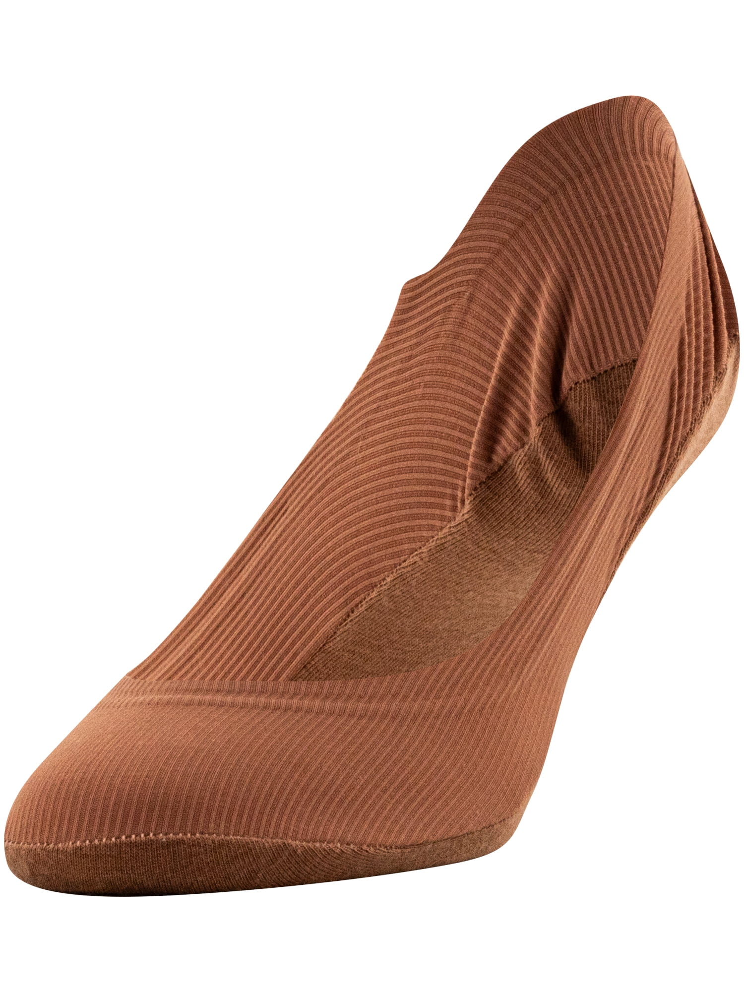 PEDS Women's Smooth Edge Rib Super Low Cut Socks Assorted, 3 Pairs, Sizes 8-12