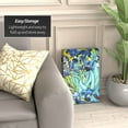 thumbnail image 3 of Red Lantern 2 ft. Short Double Sided Works of Van Gogh Canvas Folding Screen - Irises/Starry Night Over Rhone, 3 of 8
