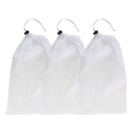 OAVQHLG3B 2/3/4pc Pool Supply Replacement Pool Jet Vacuum Bag 2 Pack - Universal Fit Leaf and Debris Collection Bags - Also Fits VC-358 Deluxe Jet Pool Vacuum Underwater Cleaner - Pool Maintenance