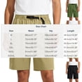 thumbnail image 4 of BRGZLK Cargo Pants For Men Work Elastic Waistband Solid Color Summer Shorts 2026 Outdoor Sports Casual Shorts with Multiple Pockets, 4 of 7