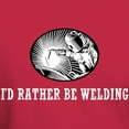 thumbnail image 3 of CafePress - I'd Rather Be Welding Dark T Shirt - Men's Classic Graphic Cotton T-Shirt, 3 of 4