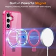 thumbnail image 4 of Allytechgroup Samsung Galaxy S25 Case Magnetic, Compatible with Magsafe & Car Mount Adjustable Stand Ring Holder Heavy Duty Shockproof Anti-Scratch Matte Phone Case for Samsung Galaxy S25, Rose, 4 of 7