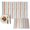 Pink, variant on Abstract Orange, Placemats Set of 6, Geometric Striped Ombre Green Washable Wipeable Table Mats for Dining Tables, Indoor Outdoor Kitchen Place Mats for Holiday Party Table Decor