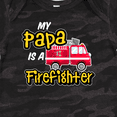 thumbnail image 4 of Inktastic My Papa is a Firefighter with Fire Truck Boys or Girls Baby Bodysuit, 4 of 5