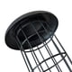 thumbnail image 1 of Comedero para pájaros al aire libre, soporte colgante para bolas de grasa, comedero metálico para pájaros, dispensador de comida para pájaros, 1 of 5