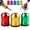 Gold, variant on Upgrade Screwdriver Head Magnetic Ring Set, Removable Magnetizer & Demagnetizer Tool Set for Drills, Anti-Slip Magnetic Screw Ring for Mechanics, Hex Screwdrivers