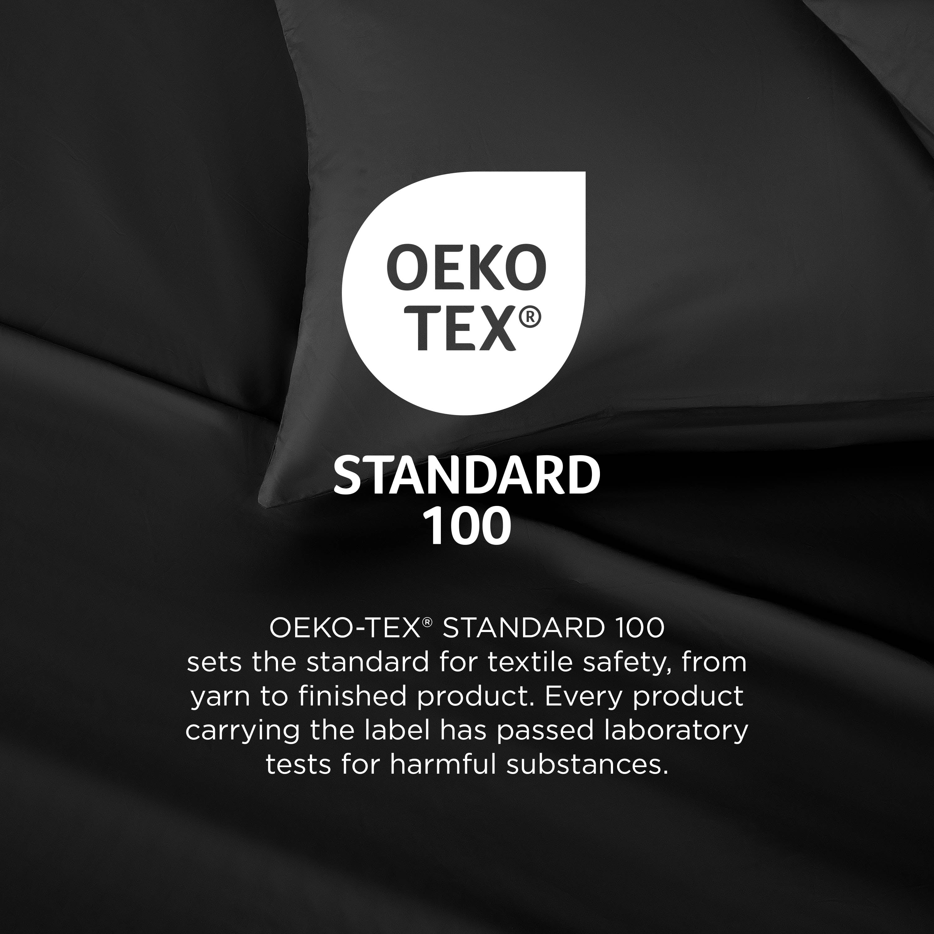 Martex Easy Living 3-Piece Twin Microfiber Sheet Set | Brushed Soft Easy Care | Black