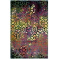 thumbnail image 2 of SAFAVIEH Cherokee Maitland Geometric Area Rug, Light Blue/Fuchsia, 5'1" x 7'6", 2 of 8