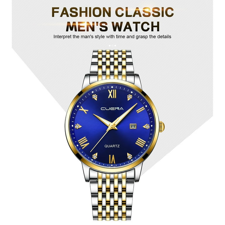 Walmart mens store gold watches