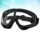 thumbnail image 2 of Gafas protectoras de seguridad para hombres y mujeres, antivaho, antigotas, a prueba de polvo, transparentes, para montar a caballo, senderismo al aire libre (negras), 2 of 7