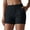 Black, variant on aidice Gym Shorts for Women Athletic Yoga Shorts for Women Summer Stretchy Slim Fitting Shorts with Pockets