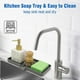 thumbnail image 4 of 3-Pack Soap Dishes for Bar Soap, Sponge Holder for Kitchen Sink, Silicone Sponge holder, bar Soap Holder (Grey), 4 of 4