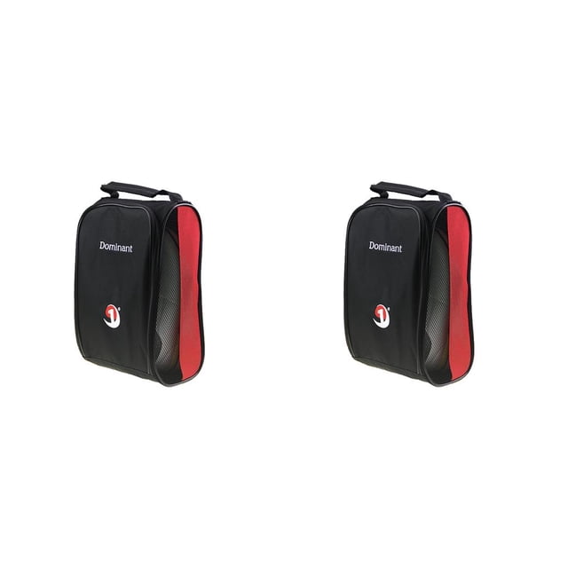 Greeniant Dominant Golf Shoe Bag Carrier Case Organizador Bolsa portátil transpirable Gran capacidad Deportes Senderismo Zapatillas Negro Rojo Type1 NO1