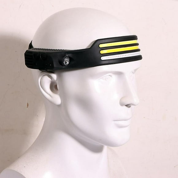 Rechargeable Headlamp with Motion Sensor - Super Bright LED Head Lamp, Multiple Lighting Modes, Long Battery Life (1 Pack)