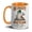 Beanie Ghost, variant on NH2 Creative Cute Halloween Ghost Coffee Mug, Orange Accent 15oz