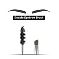 thumbnail image 5 of Pretty Comy Double Sided Eyebrow Flat Angled Brush Plastic Handle High Quality Pro Cosmetic Makeup Tool, 5 of 6