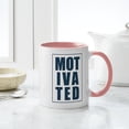 thumbnail image 4 of CafePress - Motivated Pattern - 11 oz Ceramic Mug - Novelty Coffee Tea Cup, 4 of 4