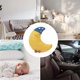 thumbnail image 3 of Moon pillow, moon plush, soft plush decorative cushion for lumbar support, sleeping, bed, pregnancy, women, baby moon Ref: 2516, 3 of 5