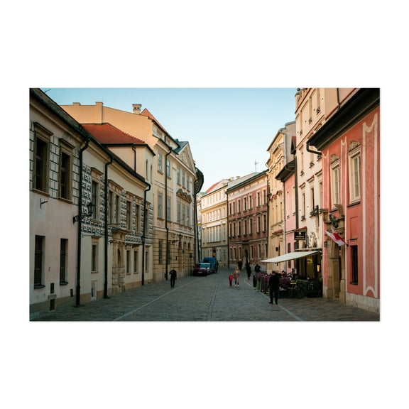 Old Town Streets, Kraków 02 - Kraków Małopolskie Poland Photography Unframed Wall Art Print 5 x 7 inches