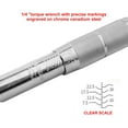 thumbnail image 5 of Adjustable 5-25Nm Ratcheting Torque Wrench 1/4" Drive Click Spanner Tool in Case, 5 of 5