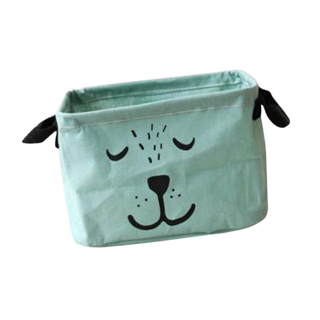 Bolsa de Almacenamiento de Dibujos Animados Lindo Baoblaze Organizador de Almacenamiento Titur Verde Bolso de mano de almacenamiento