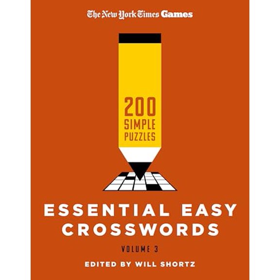 Pre-Owned New York Times Games Essential Easy Crosswords Volume 3: 200 Simple Puzzles, (Paperback)