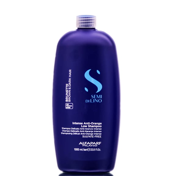 Alfaparf Semi Di Lino Anti-Orange Low Shampoo 33.8 Oz For Brown & Dark Hair
