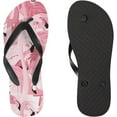 thumbnail image 3 of Dreamtimes Flip Flops Slippers Tropical Floral Flamingo Bird Pink for Women Girl Men Sandals Beach Summer Shower Slippers, 3 of 5