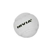 Nivia Heavy Tennis Ball Cricket Ball (Pack of 12), White
