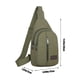 thumbnail image 3 of Bolsa de bandolera para el pecho | Mochila para senderismo al aire libre | Bandolera de Gran Capacidad Mensajera | Correa ajustable | Bolso de hombro de viaje con cremallera y varios bolsillos, 3 of 6